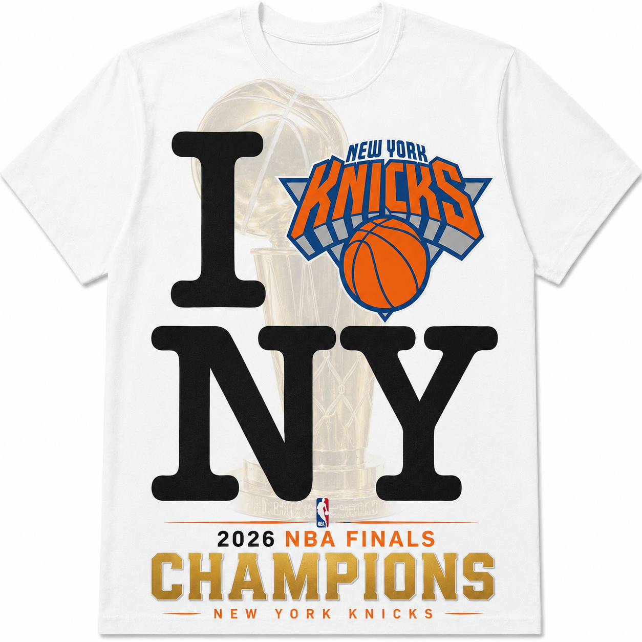 I KNICKS NY CHAMPIONSHIP TEE